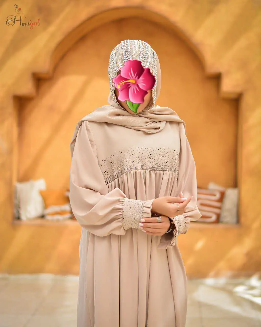 مانتو عبایی نگین