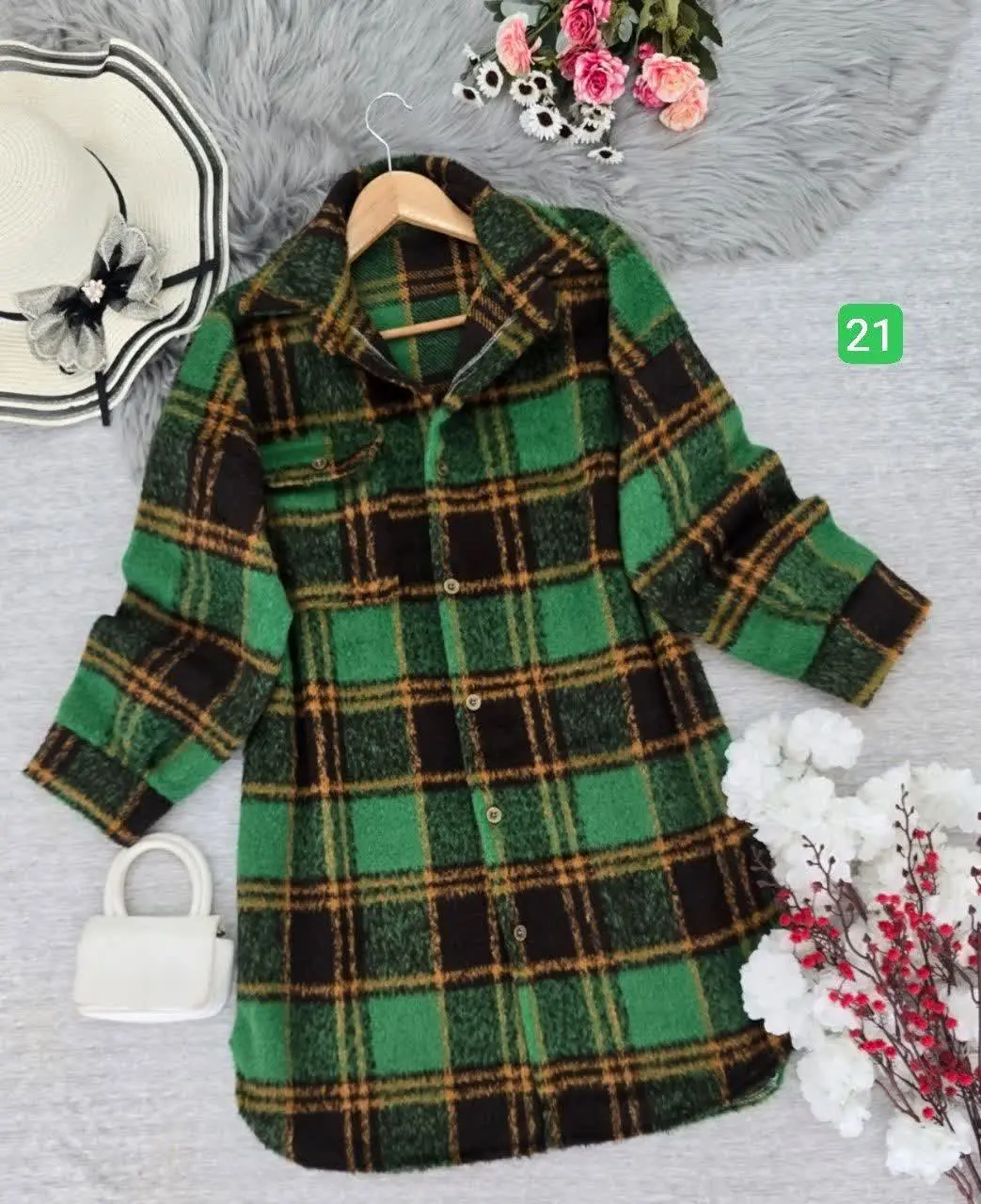 نام: مانتو پشمی بلند 
