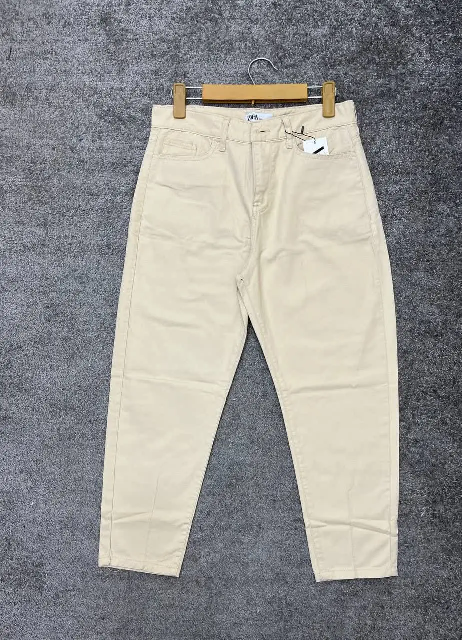 🖋نام: شلوار مام فیت زارا کرم
