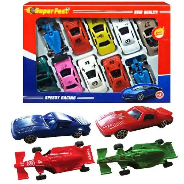 پک ۱۰ تایی ماشین‌های مسابقه‌ای
