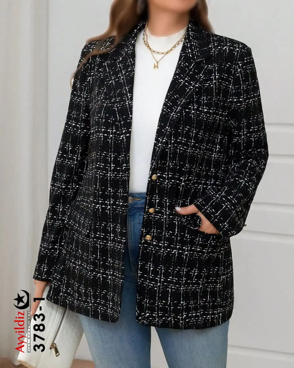 ✅ کت پاییزه بیگ سایز آی یلدیز