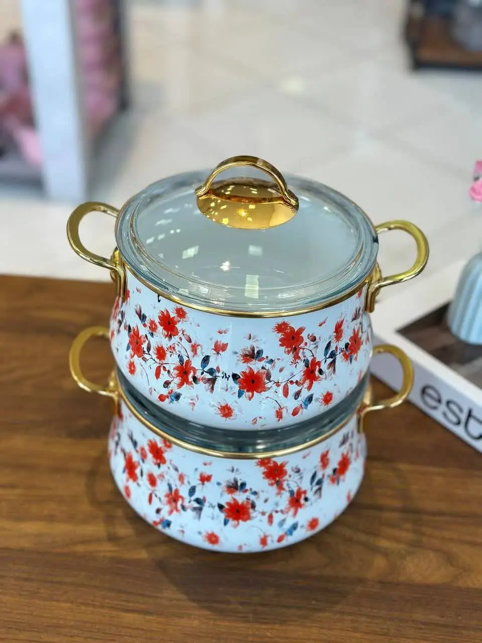 قابلمه لعابی گلدار