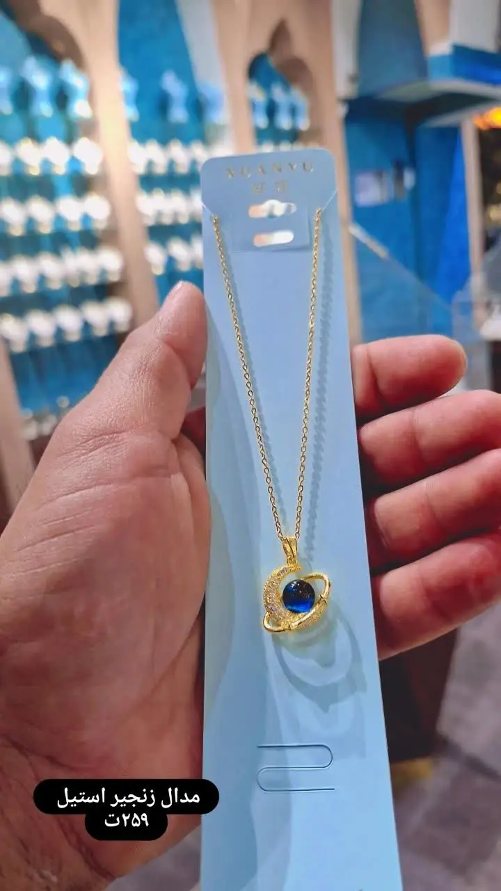 #گردنبندطرح کهکشان😍
