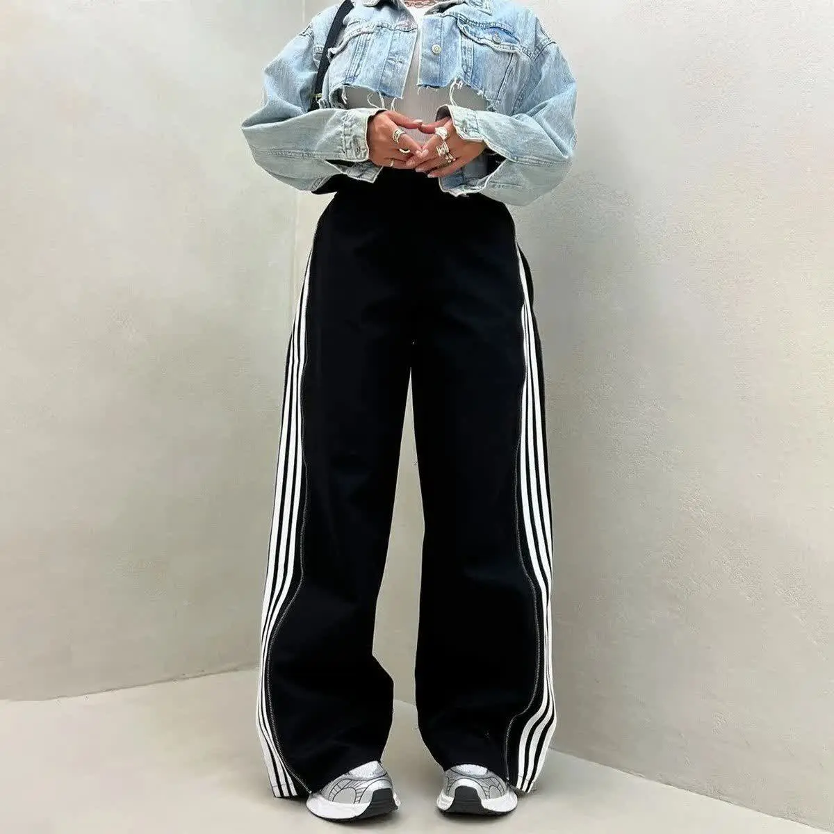 شلوار بغل زیپ ادیداس