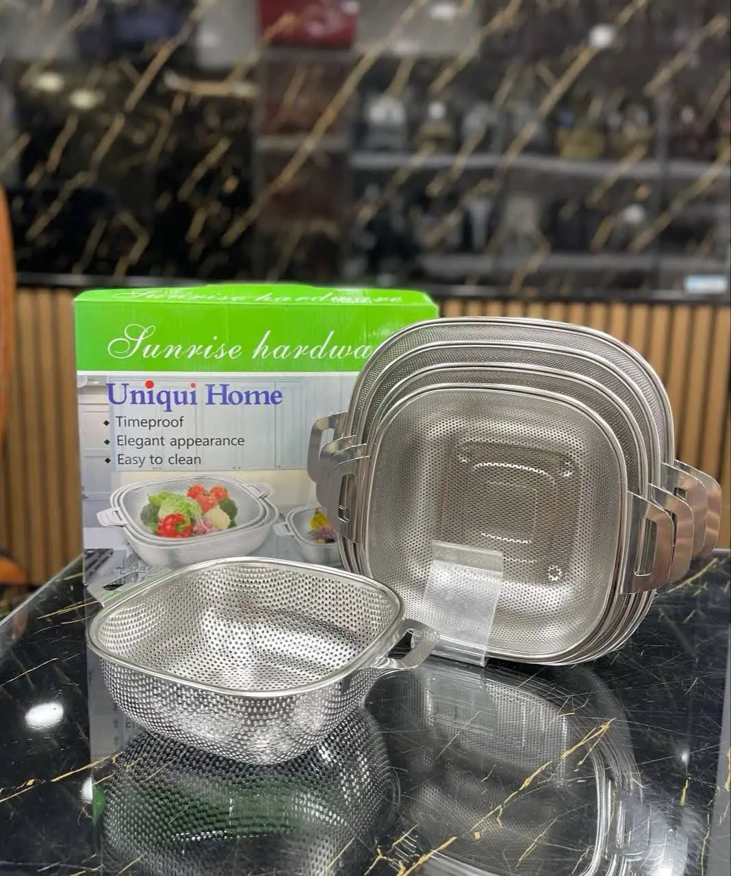آبکش پانچ مربع Uniqui home 💥
