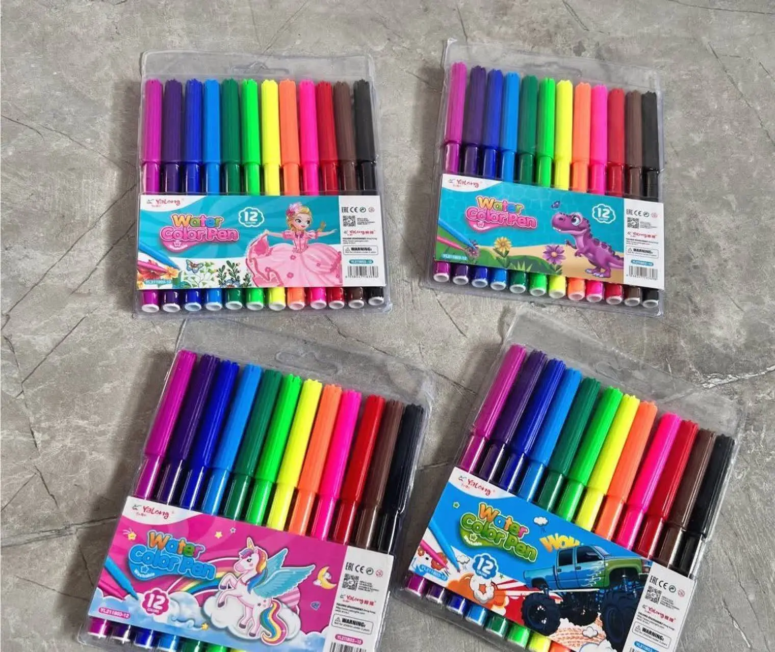 🌈 ✨ماژیک ۱۲ رنگ واترکالر✨🌈
