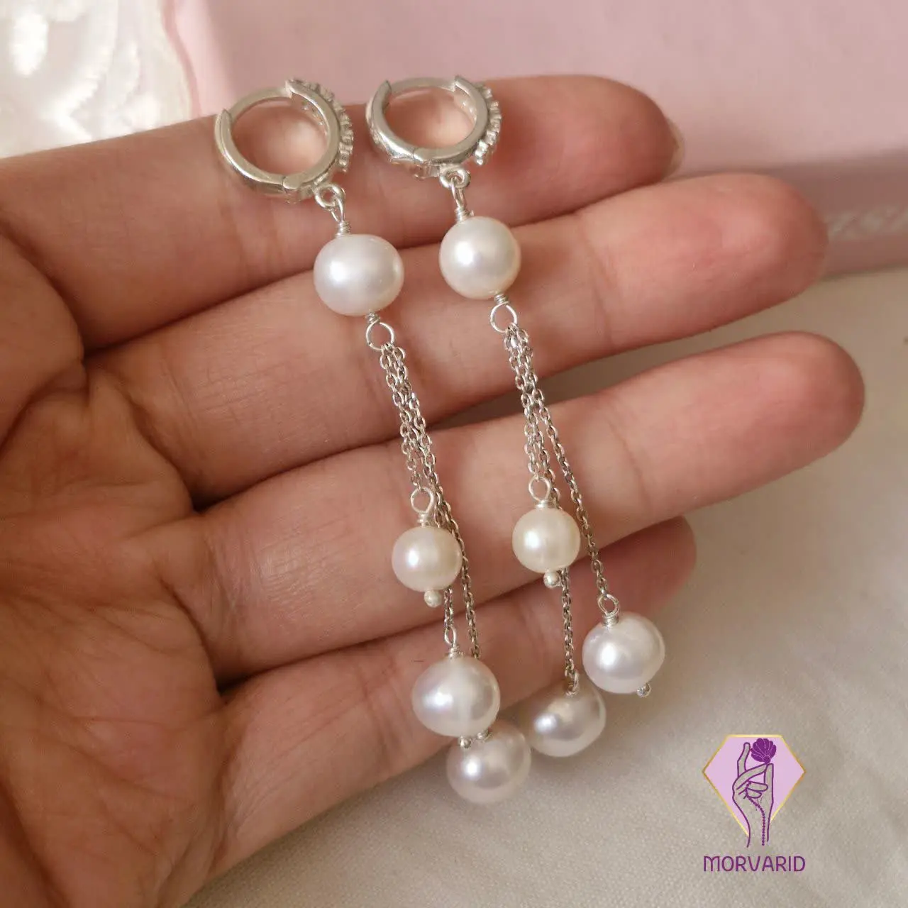 گوشواره های آویز دار برای م...