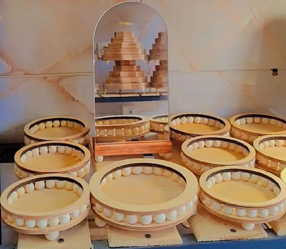 هفت سین رایزر مهره دار همراه با آینه
