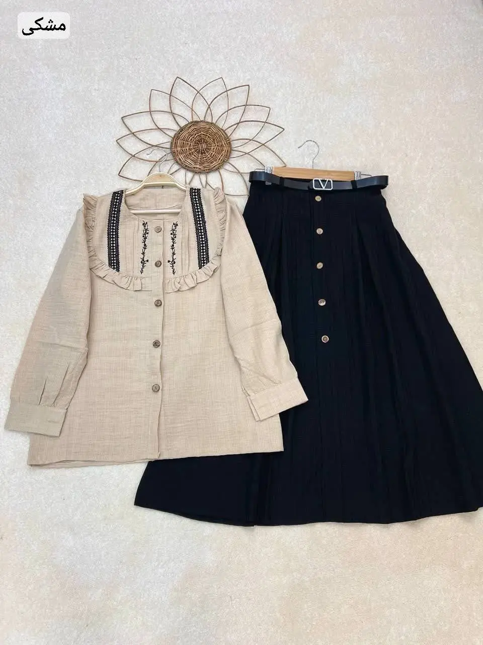 🪧نام: ست شومیز دامن شکوفه
