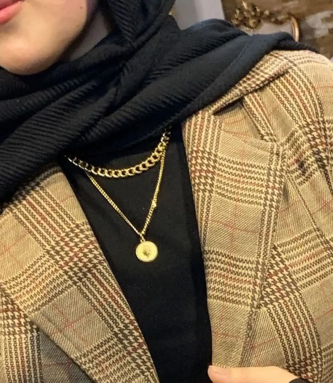 💍گردنبند دو ردیفه ی کارتیر...