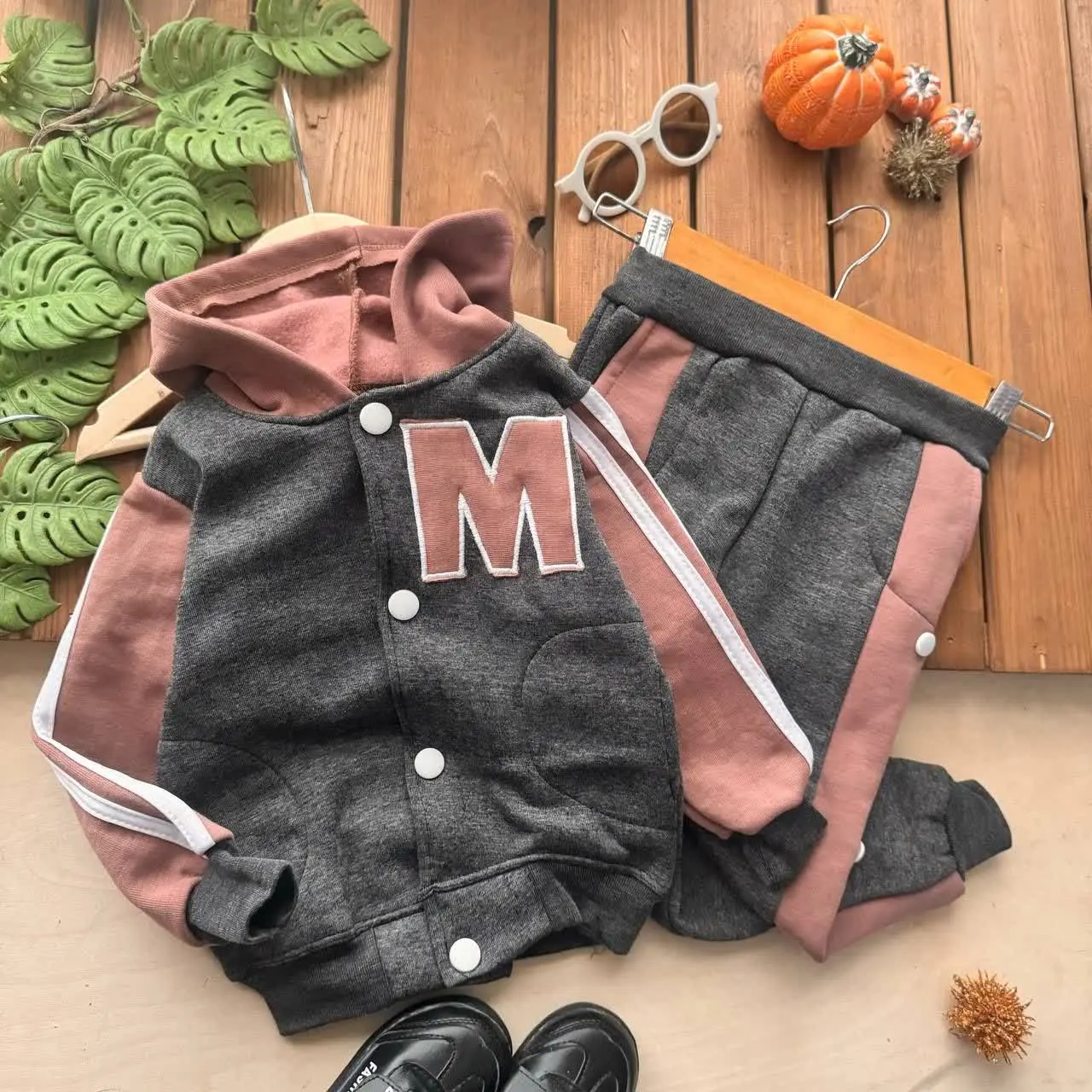 💞ست سویشرت شلوار اسپرت کلاهدار 💞
