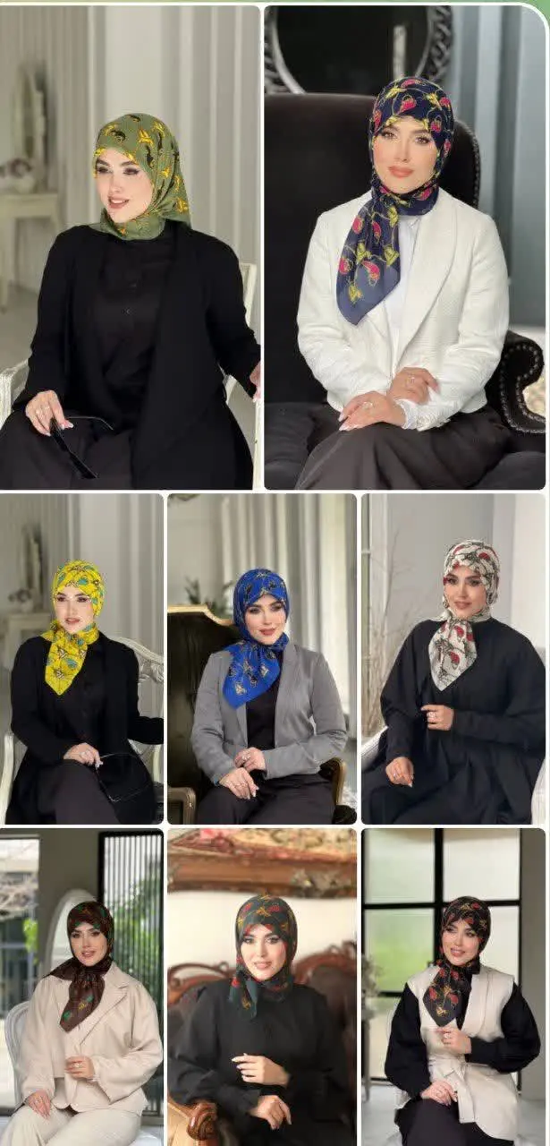 روسری های جذاب شیفون ترک