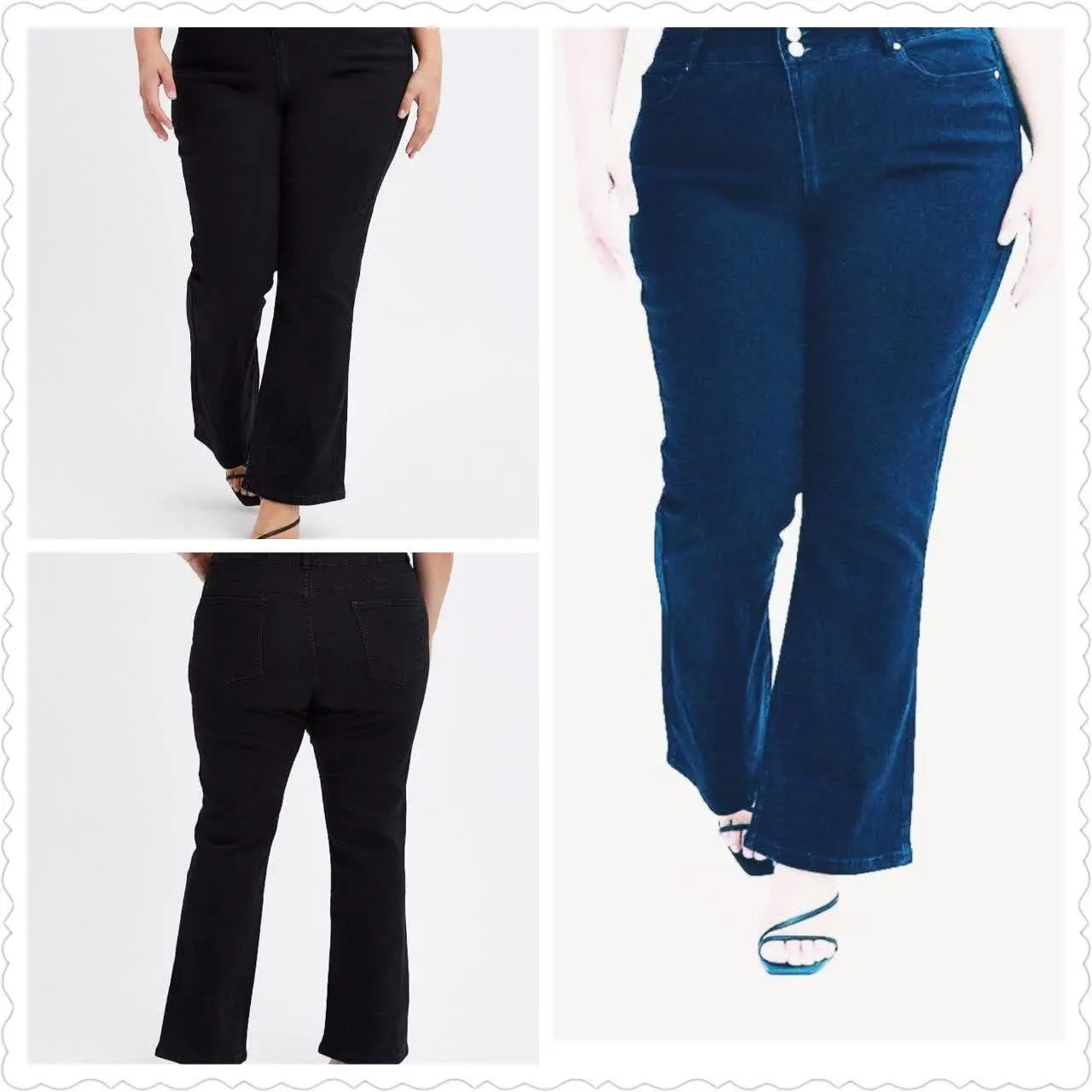 شلوار جین بوت کات خنک و راحت در سه زنگ زیبا و پرطرفدار
