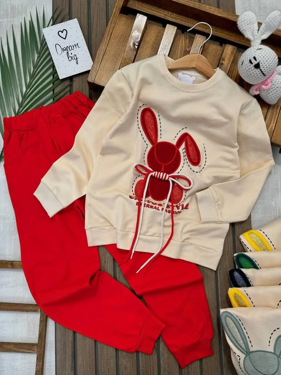 بلوز شلوار خوگوش منگوله دار
