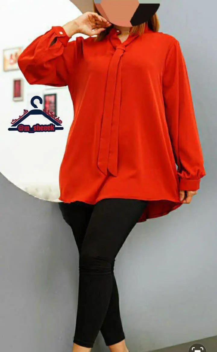 🌞 شومیز کرواتی زنانه