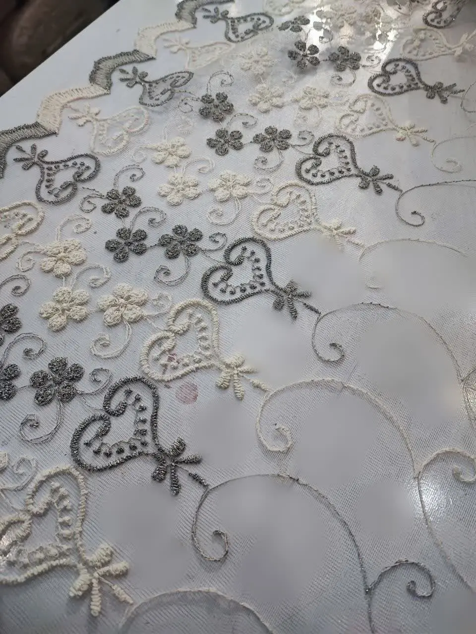 ⭐️ پارچه پرده خامه دوزی😍
