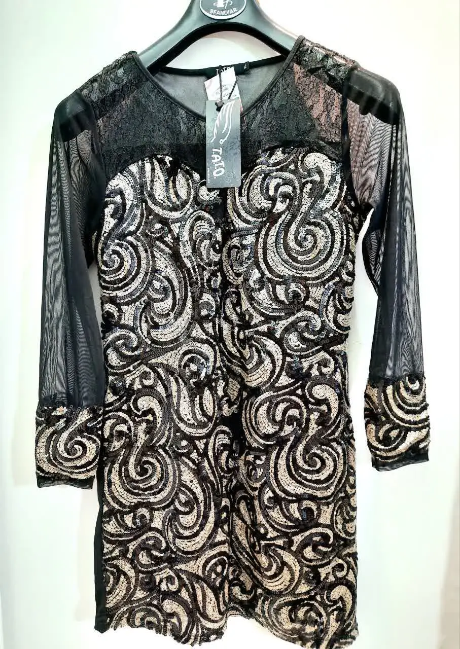 🌼تونیک مجلسی پولک دوزی
