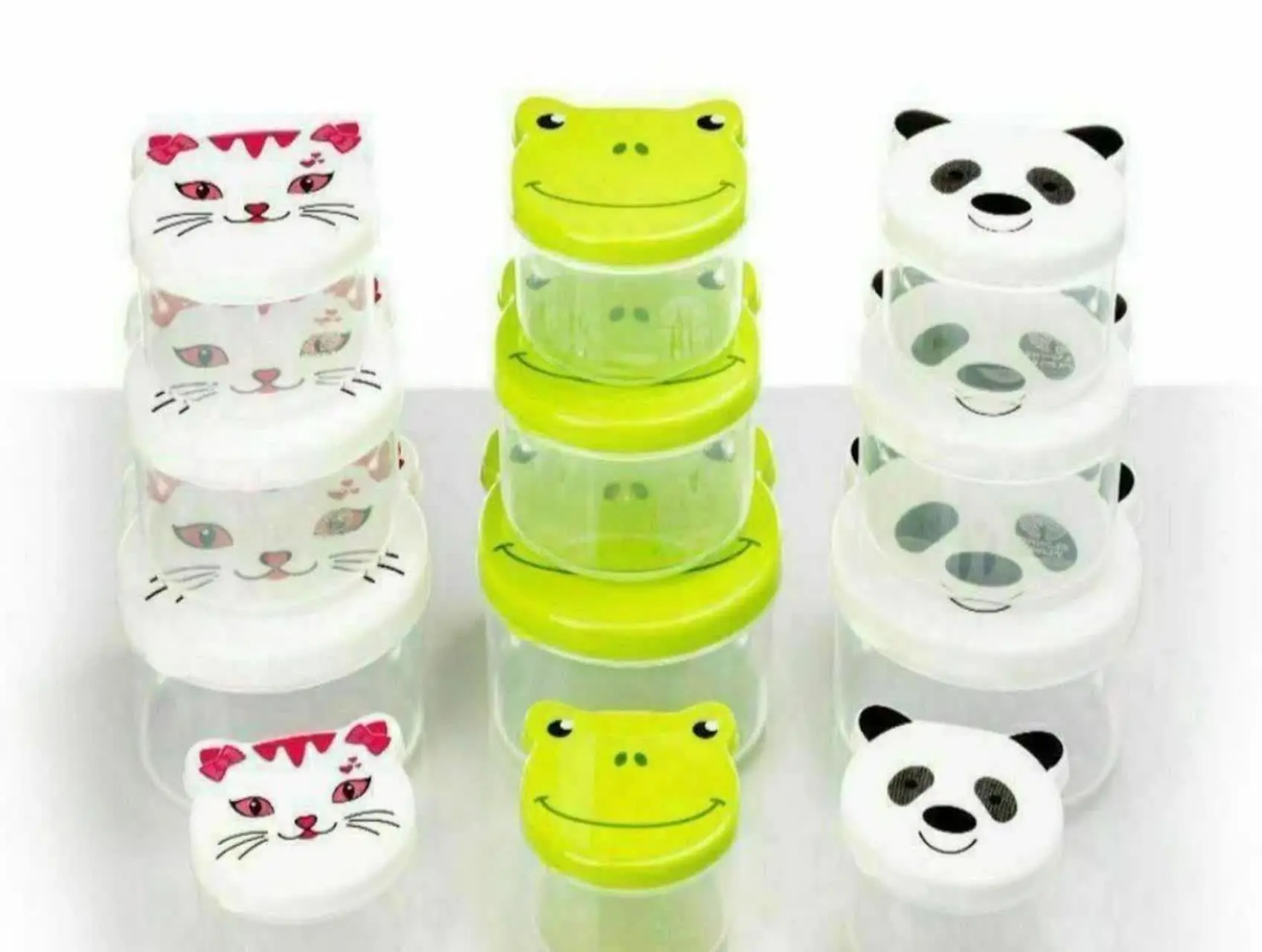 ست الشن ظروف ۴ عددی حیوانات
