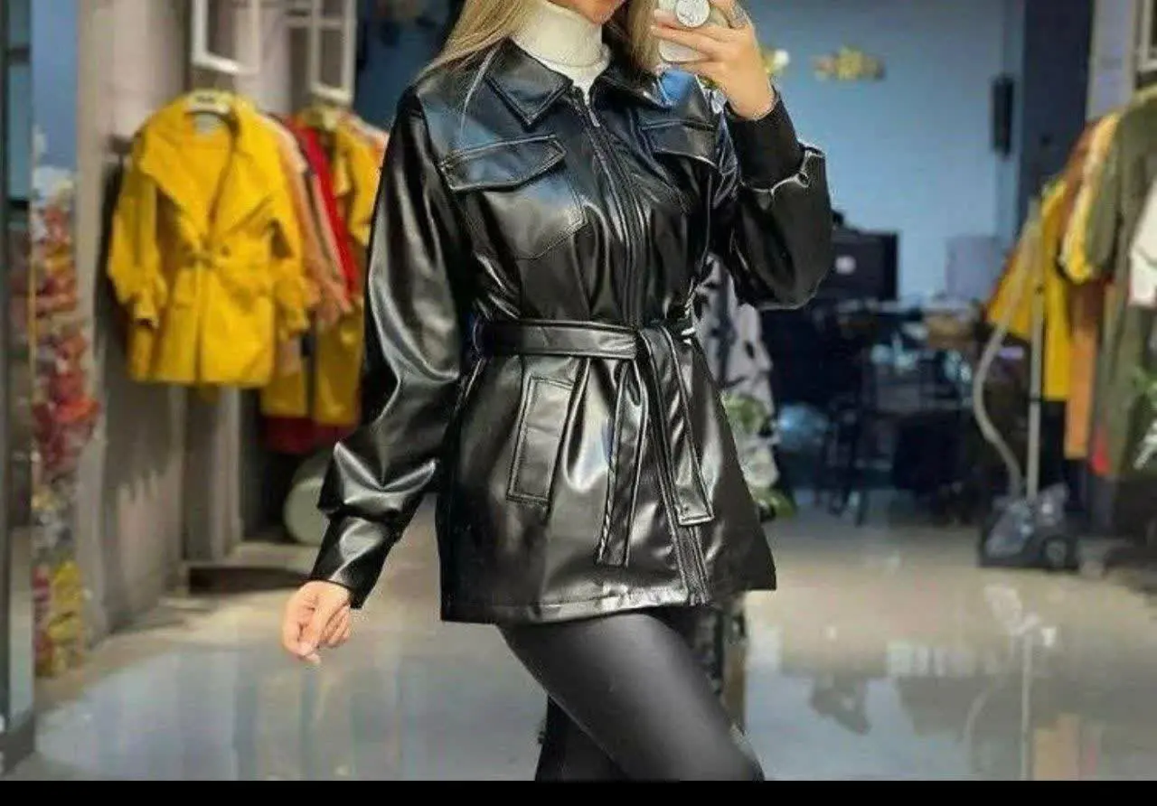 کت چرم کوتاه