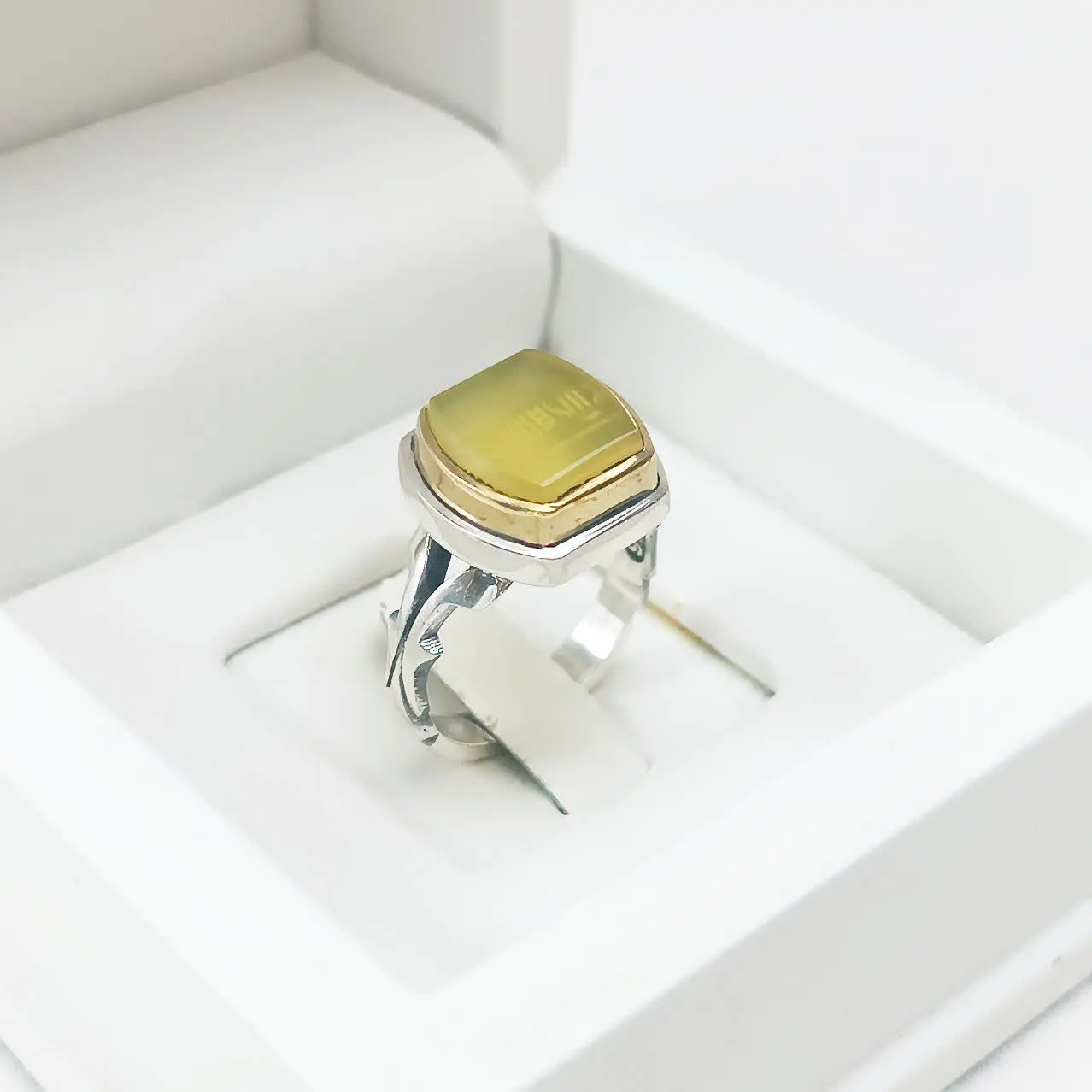 انگشتر نقره مردانه ۴ گوش سر...