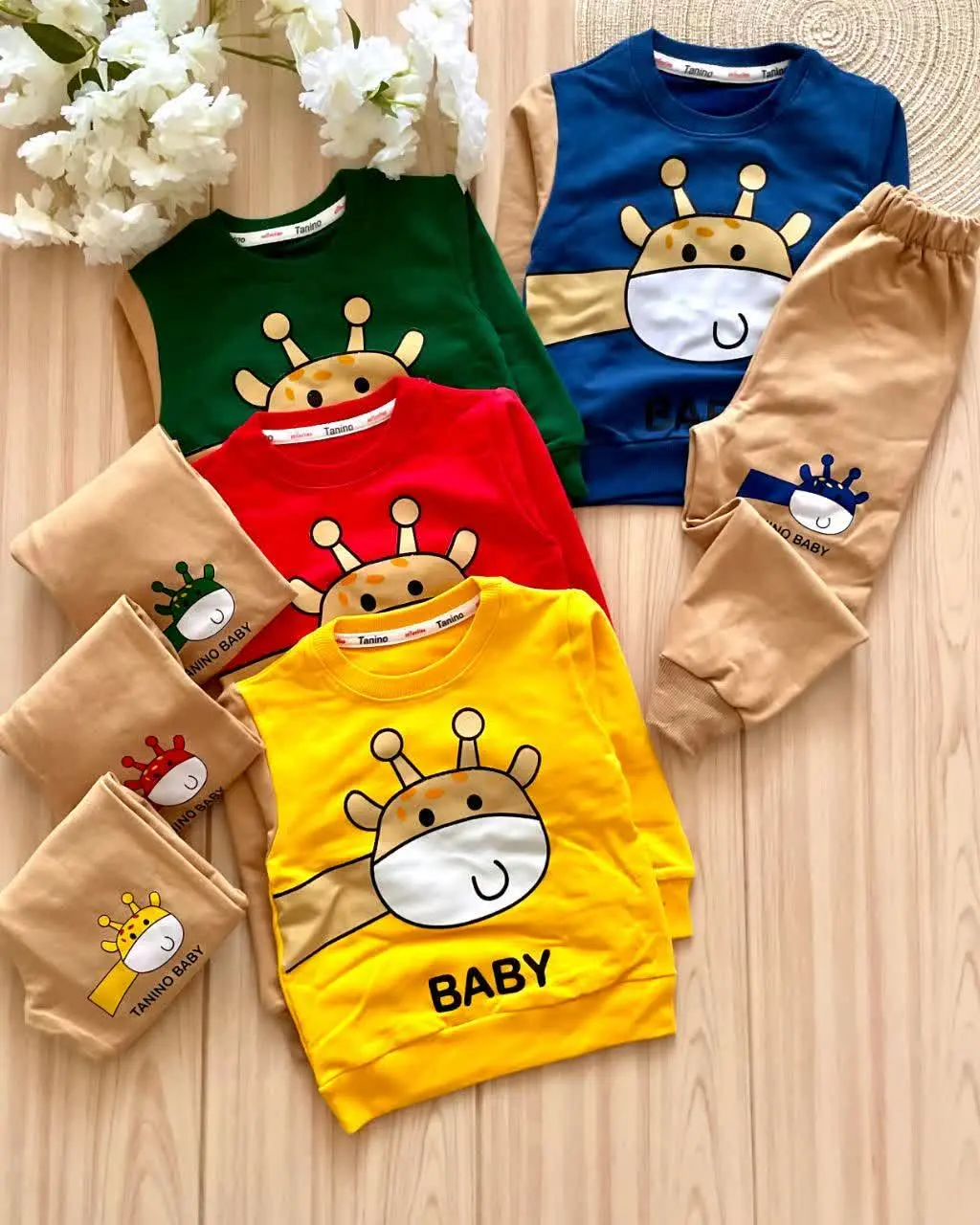 بلوز شلوار بچه زرافه
