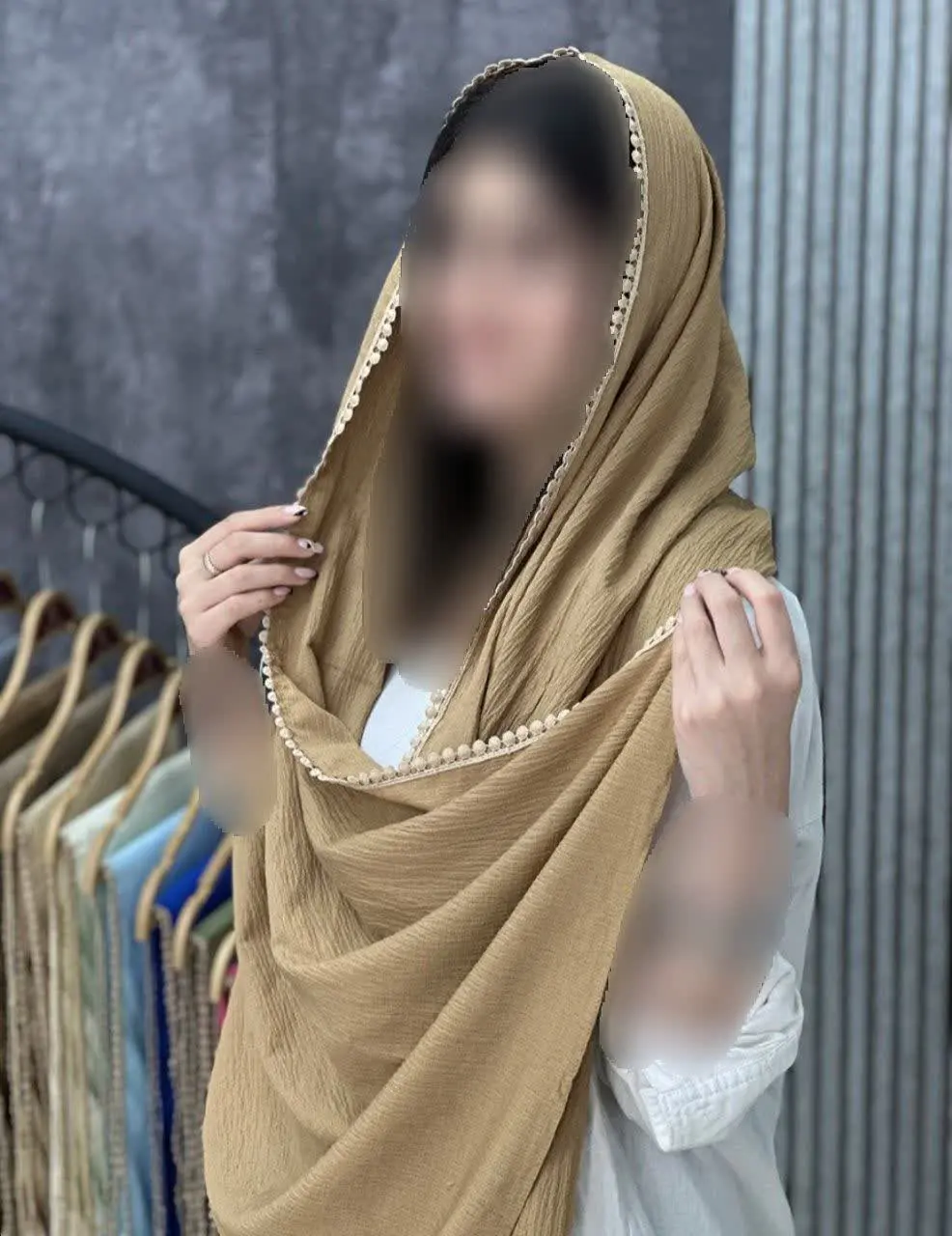 🌸 نام: شال برشکا دانتل
