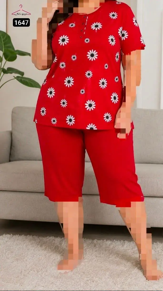 بلوز شلوارک ست سایز بزرگ
