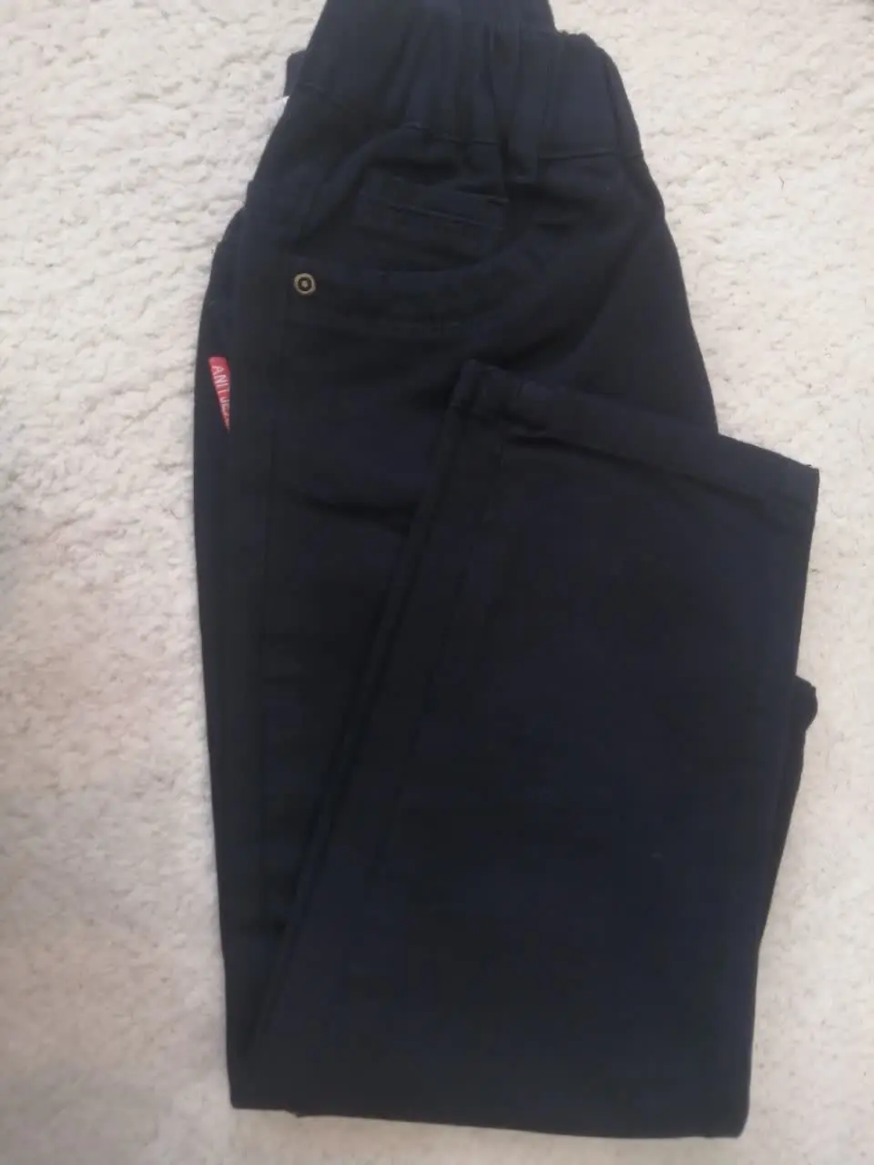 شلوار کتان سورمه‌ای
