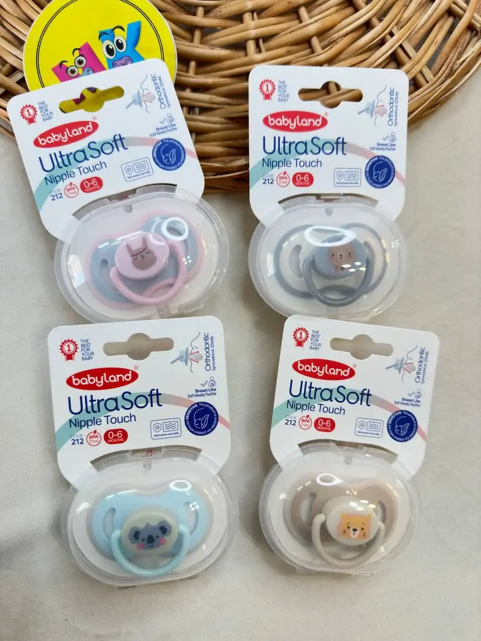  🎀 به خاطر تنوع رنگ و طرح‌های این مدل ملاک انتخاب رنگ، رنگ غالب می‌باشد. پستونک النا و شب تاب می‌باشد. 
