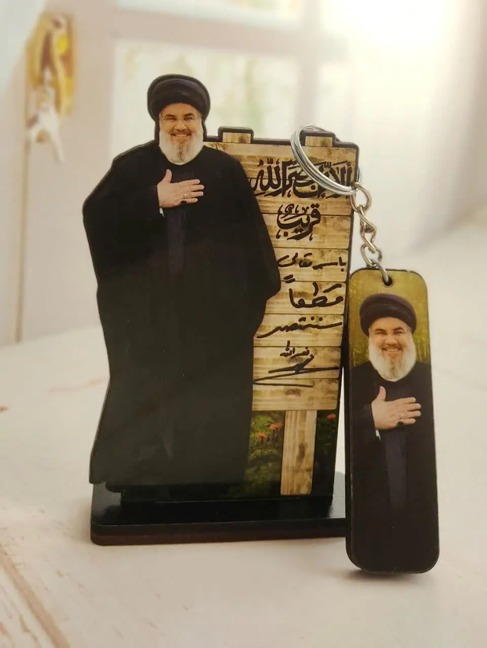 ست استند و سرکلیدی شهید سید حسن نصرالله❤️
