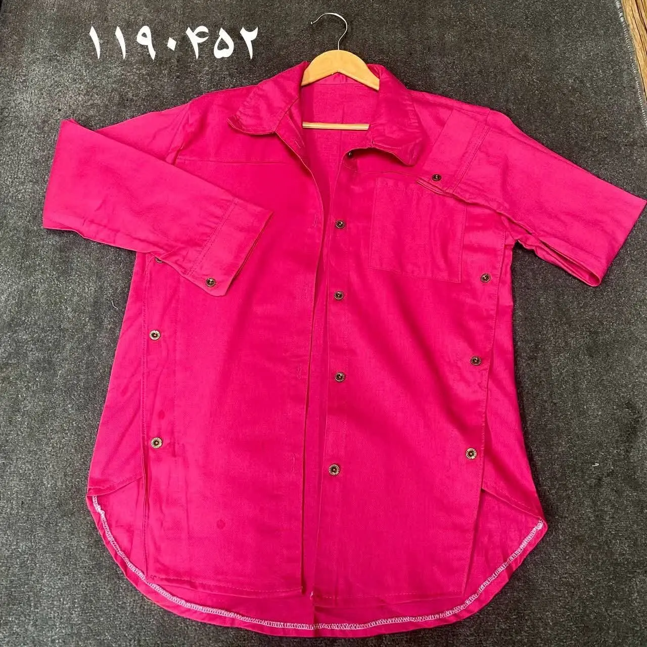 🎉مانتوبغل دکمه سجاف دوزی کتان 😍
