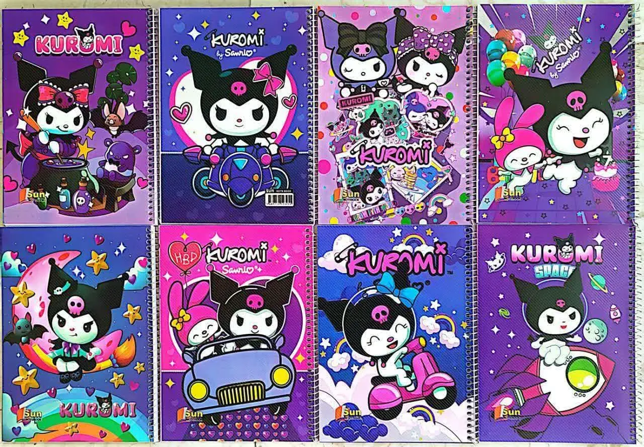 دفتر ۵۰ برگ طلقی خطی کرومی...