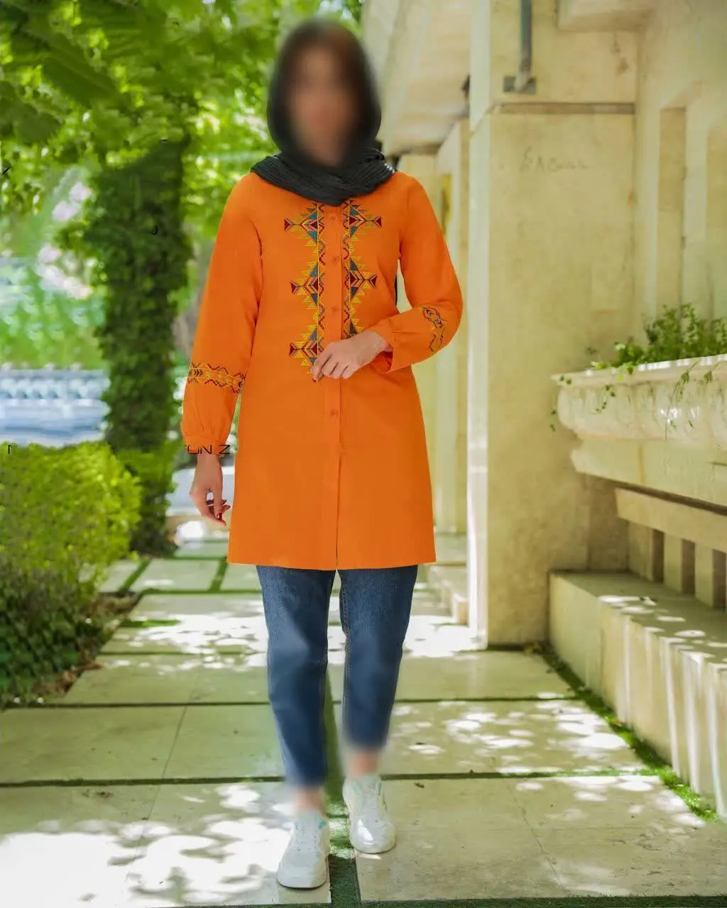 🔸مدل: مانتو ایلناز کاملا دکمه دار 
