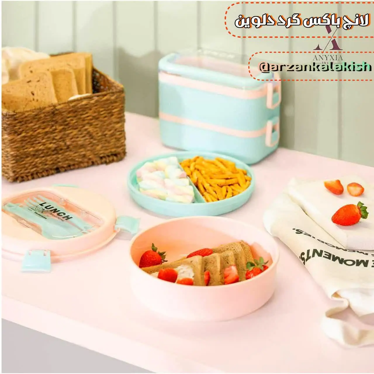 لانچ باکس گرد دلوین🍲