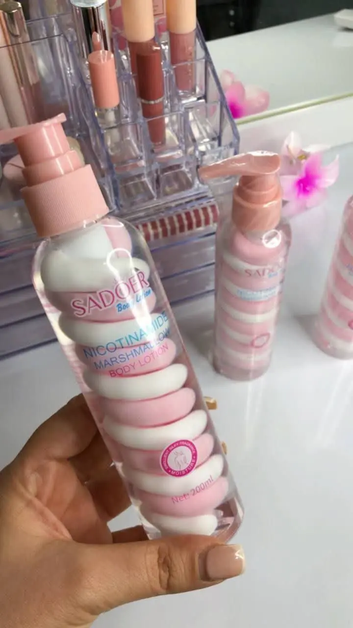 لوسیون بدن پمپی مارشمالو سادور