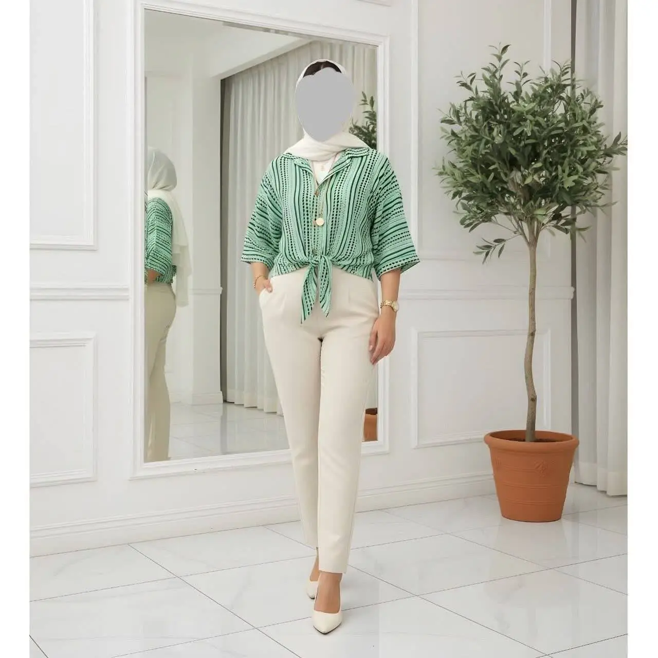 شومیز گره ای مهسا