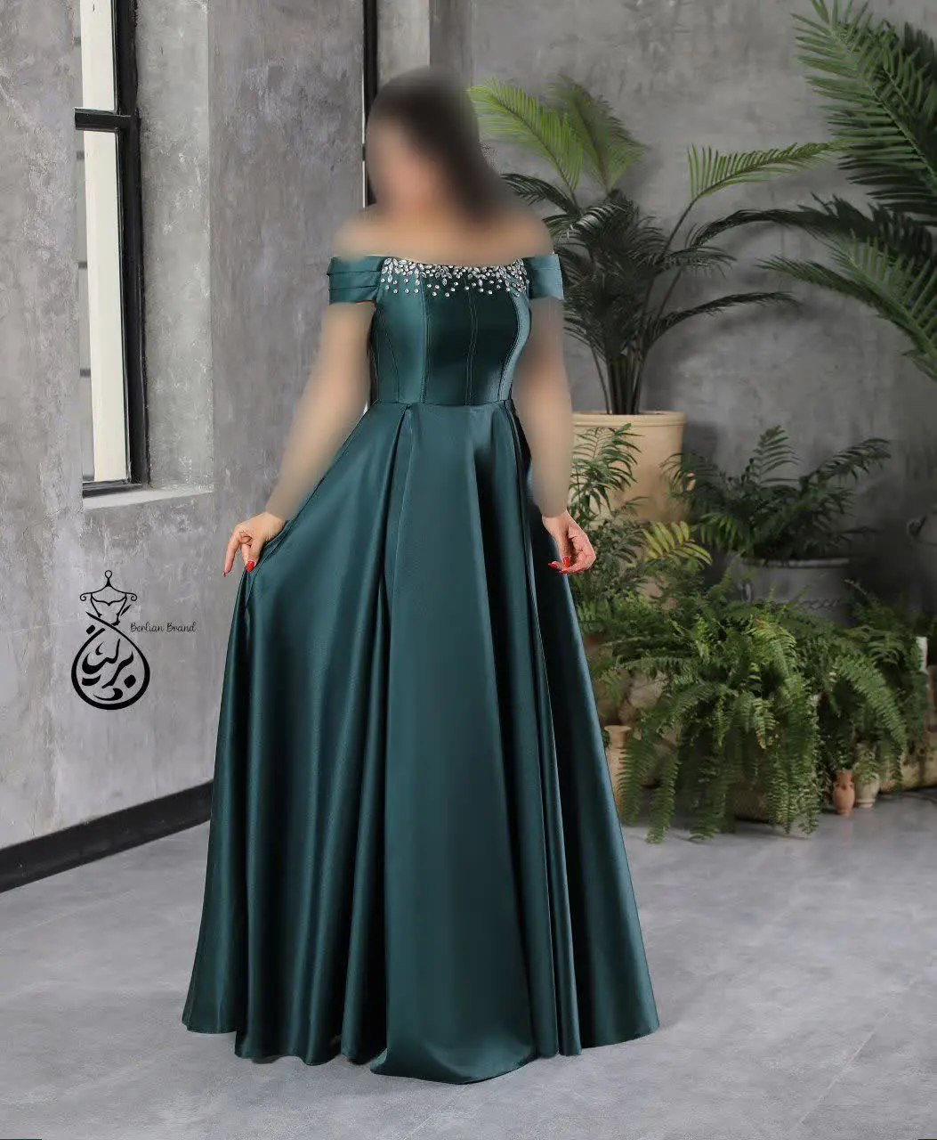 ⚜جنس: ساتن آمریکایی نگین دو...