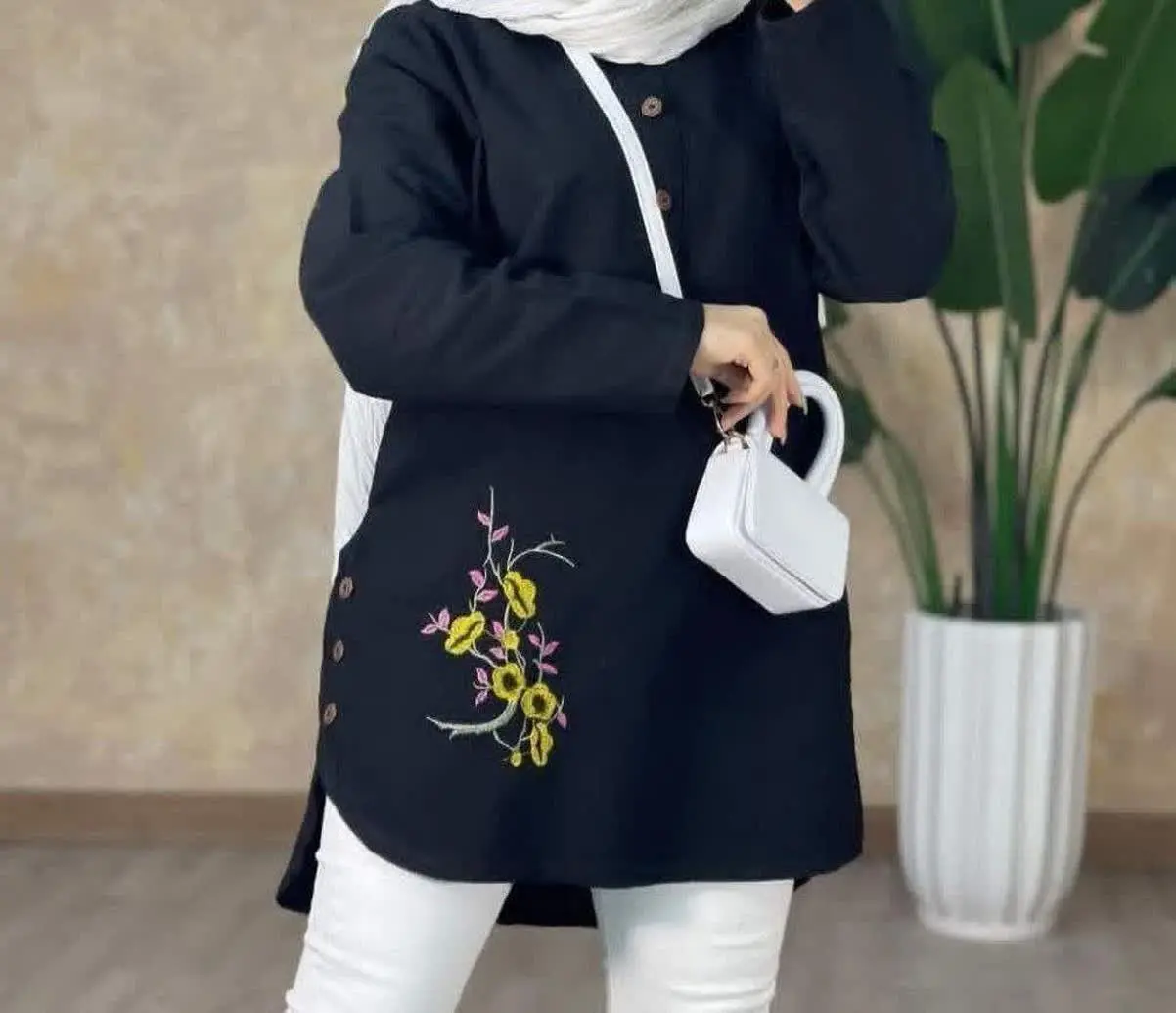 ❤️نام: شومیز مانتویی مدل نیکا
