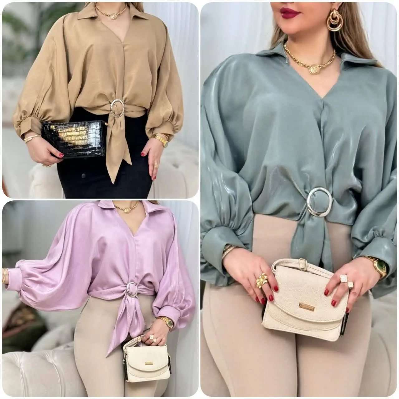 ❤️نام: #شومیز مجلسی مدل سالینا
