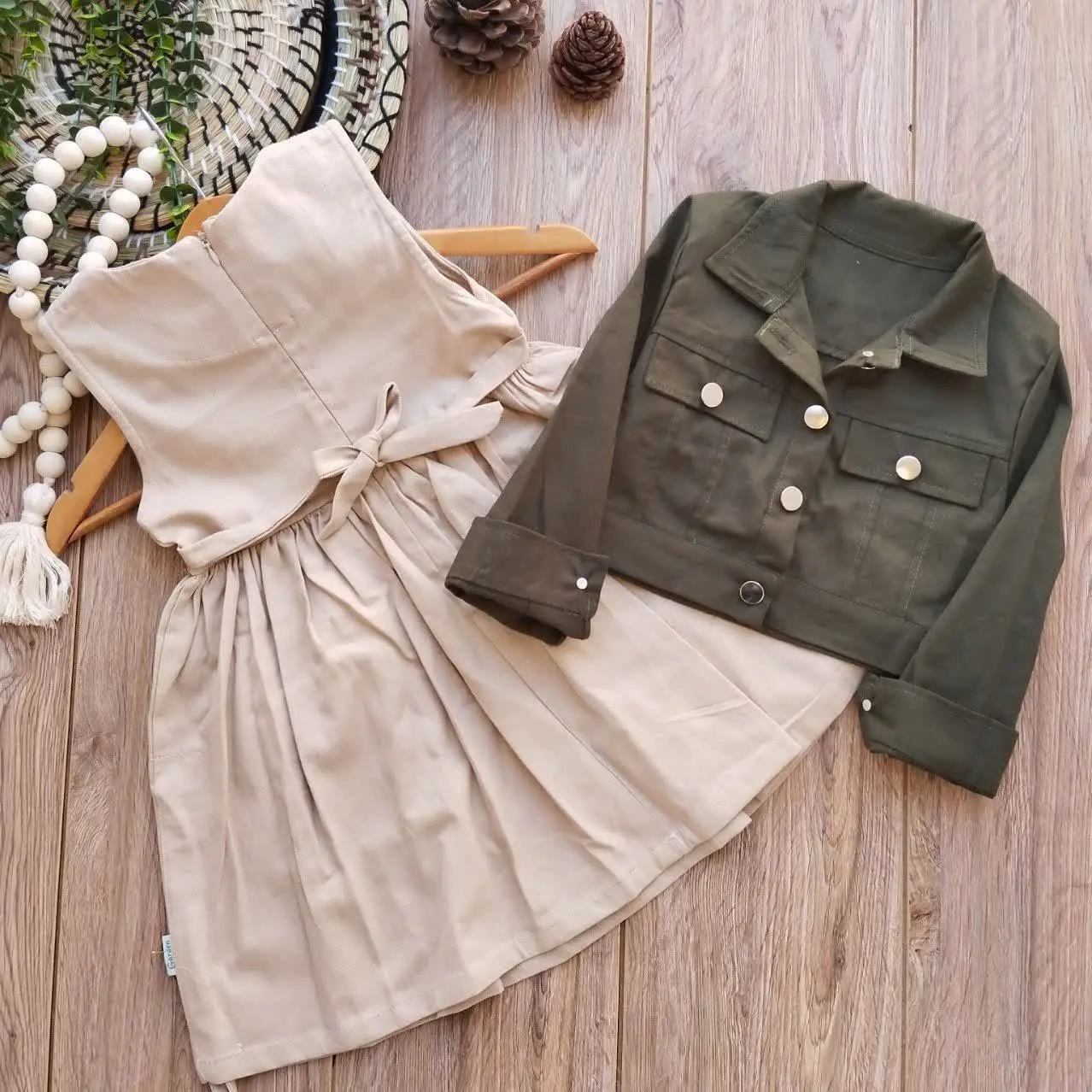 #کت و #سارافون دخترانه #دلانا🧡
