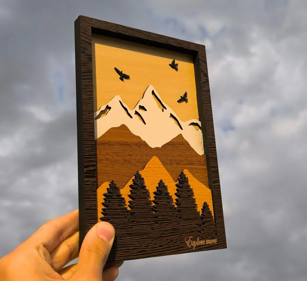 تابلو چند لایه طرح کوهستان🏔
