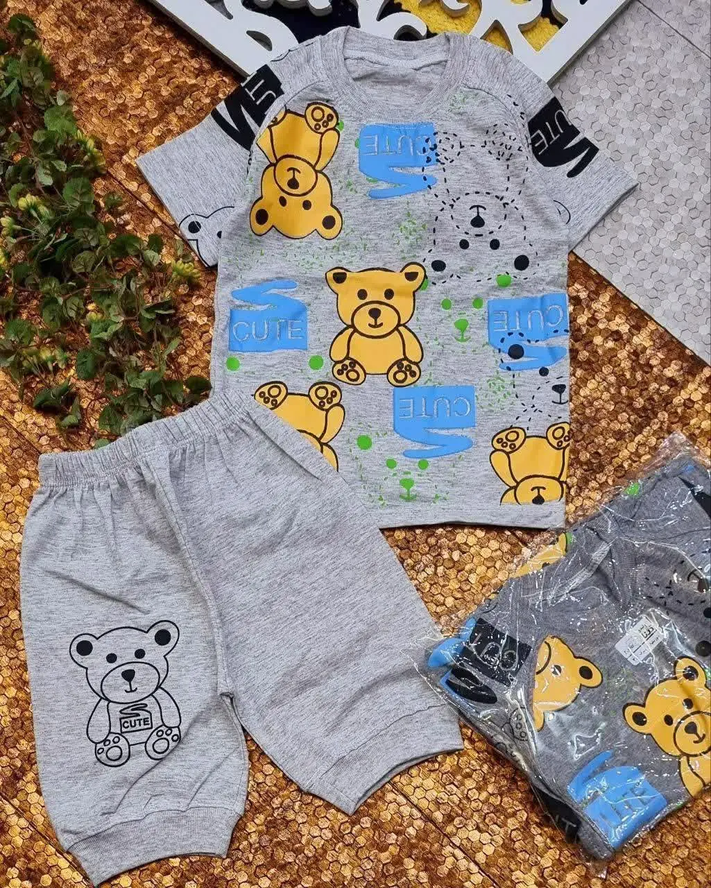 تیشرت شلوارک تدی پسرانه💥
