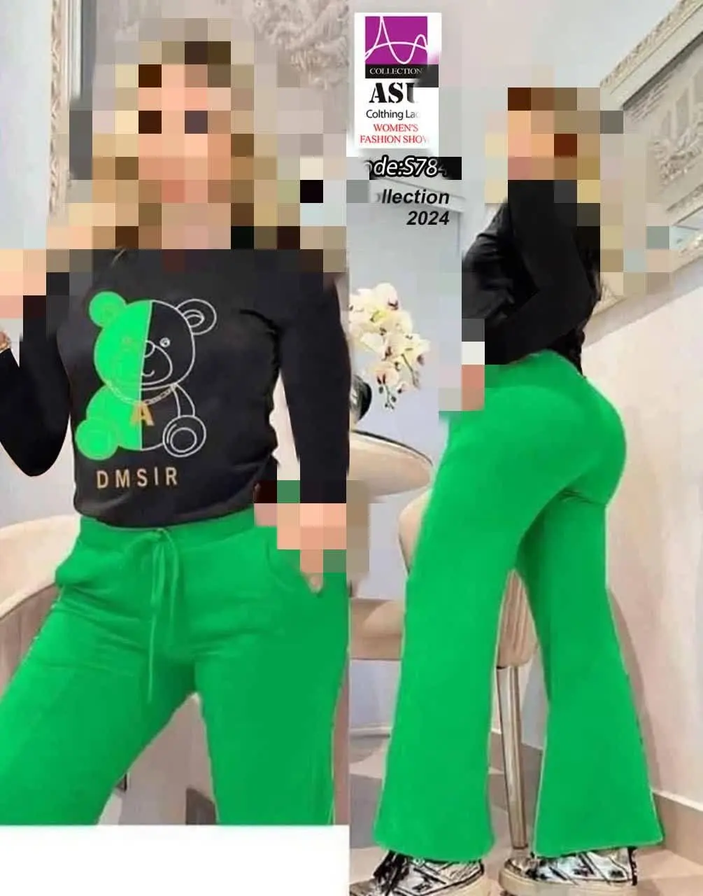 🌼مدل شلوار بگ 
