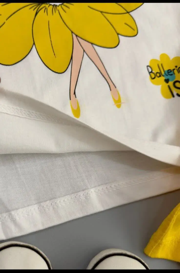 🌸تیشرت شلوارک لانگ دخترانه🌸
