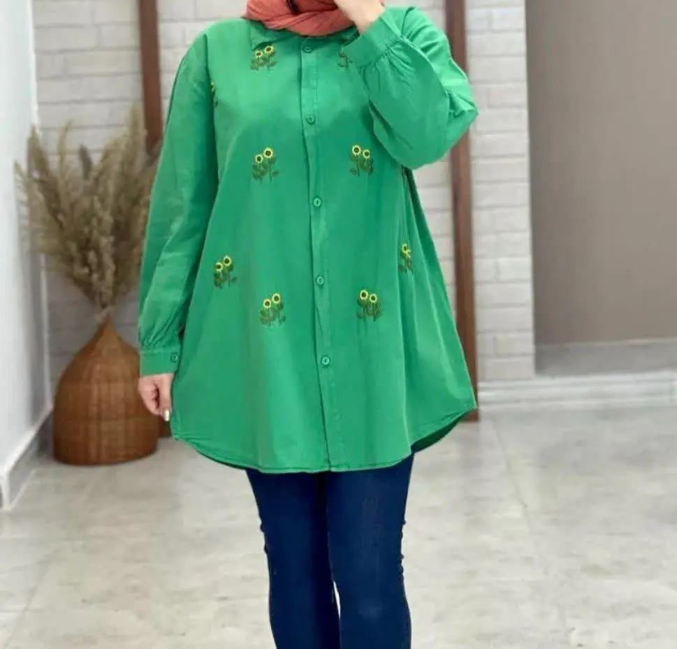 نام: شومیز مانتویی دو گل
