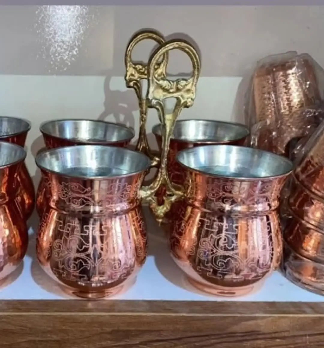 جا قاشقی دوقلو مسی نانو شده 
