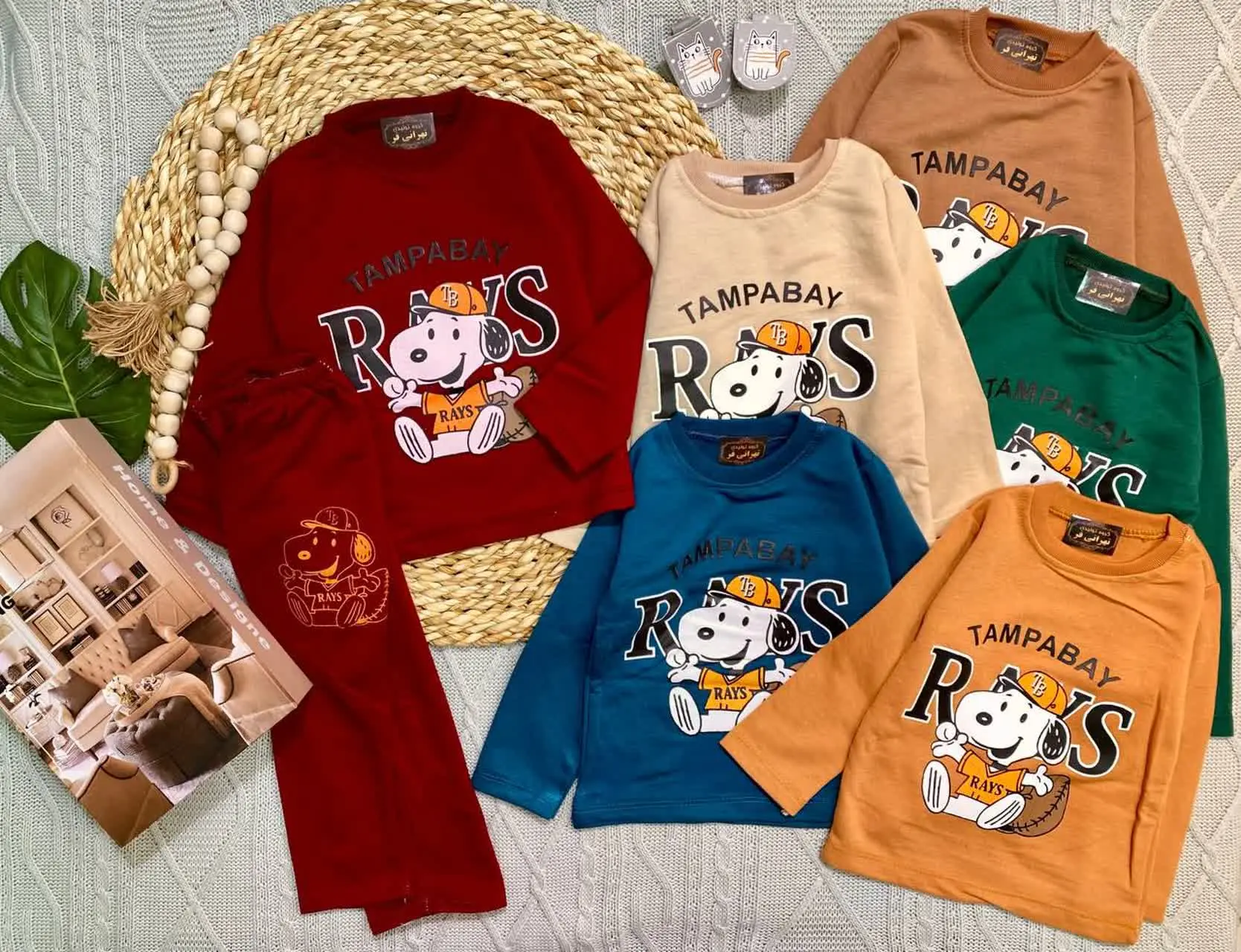 🧶 بلوز شلوار 🧸🧸🧸 رنگی پسر 
