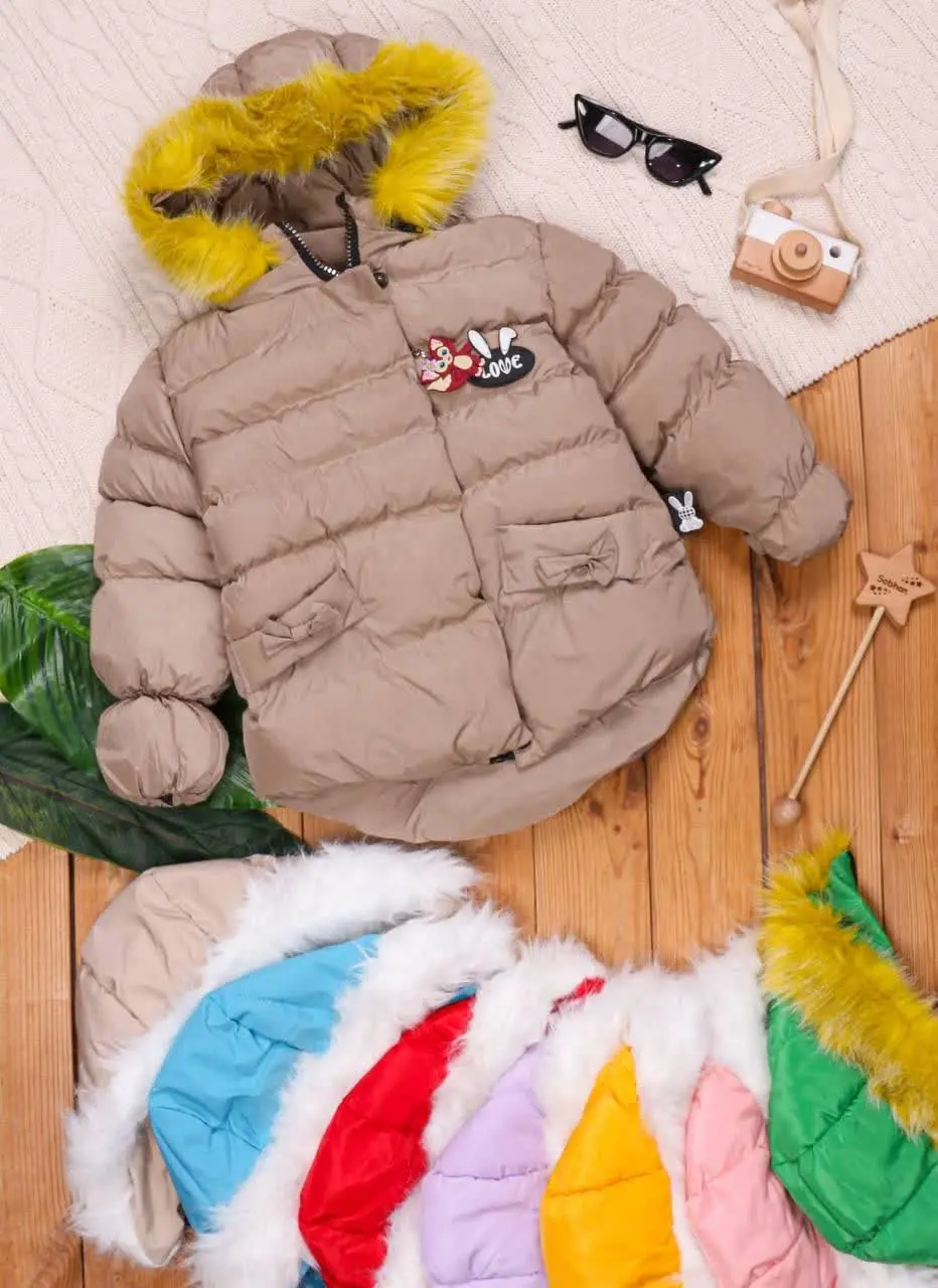 🎄 کاپشن داخل خز دخترانه خرگ...