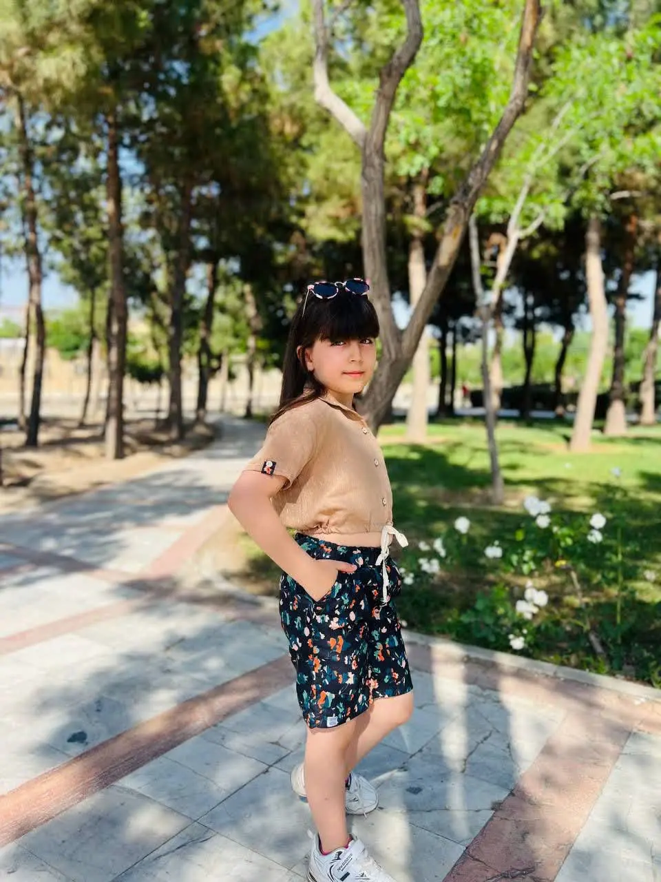 🌸کراپ شلوارک دخترانه🌸
