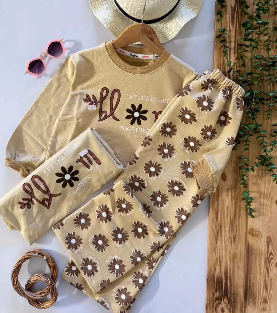 ست کراپ شلوار qirl
